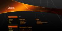 Шаблон «Glare in Dark» для Joomla